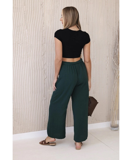 Dámske nohavice s mašľou