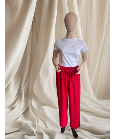 Dámske nohavice s mašľou