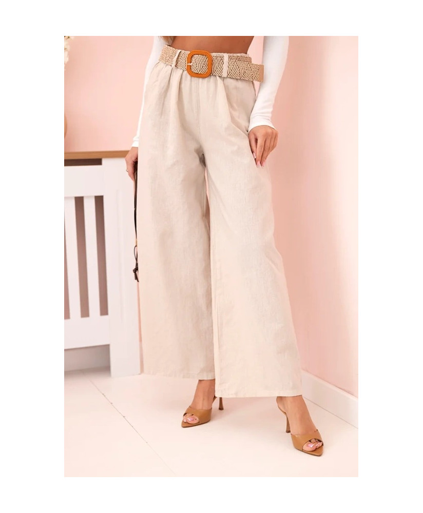 Dámske ľanové nohavice