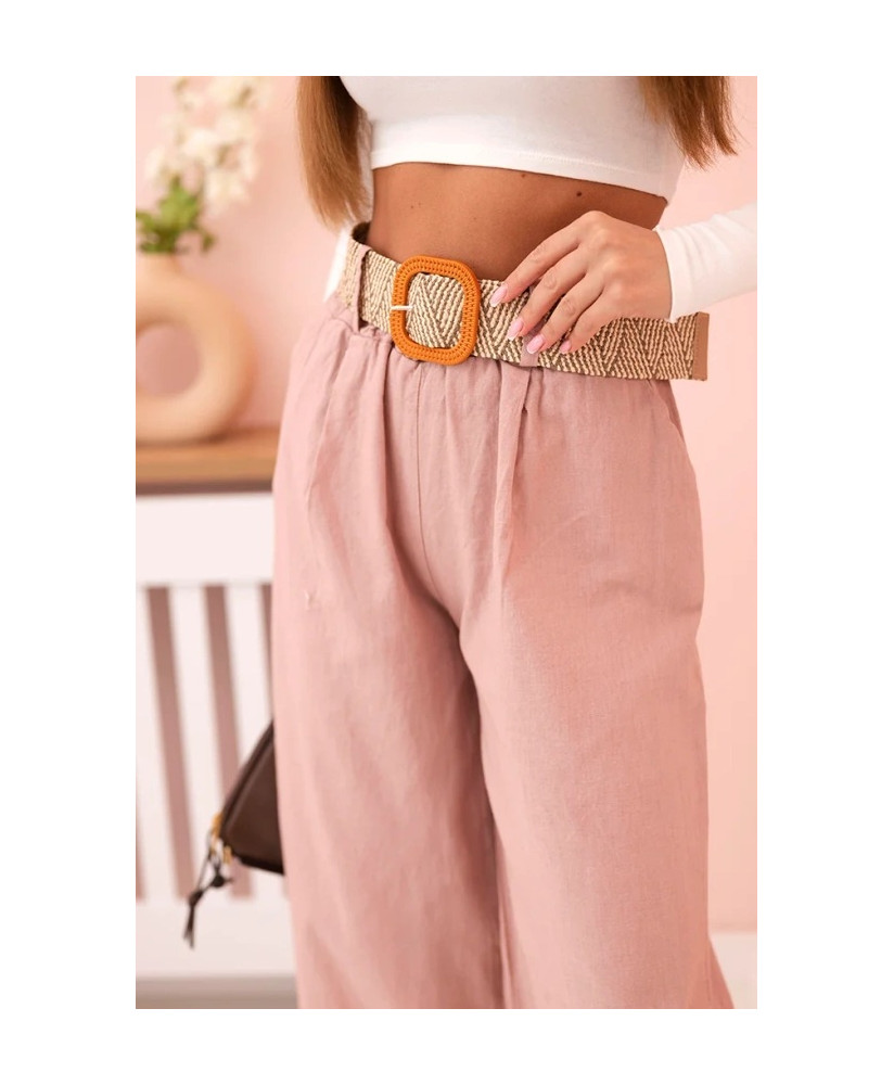 Dámske ľanové nohavice