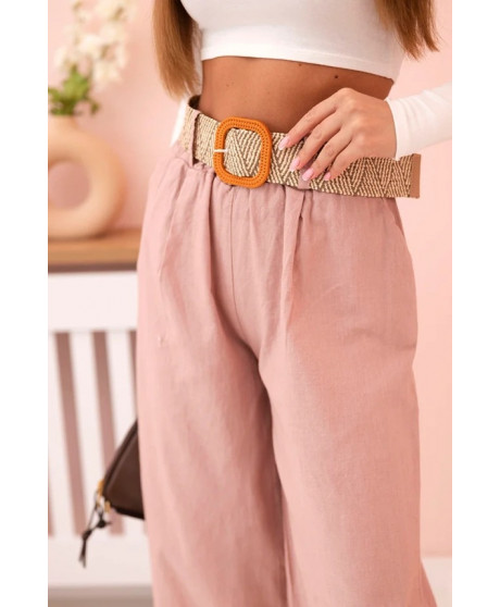 Dámske ľanové nohavice