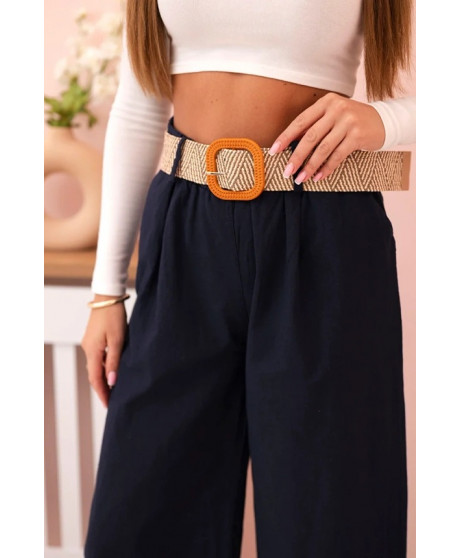 Dámske ľanové nohavice