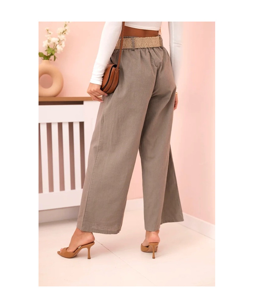 Dámske ľanové nohavice