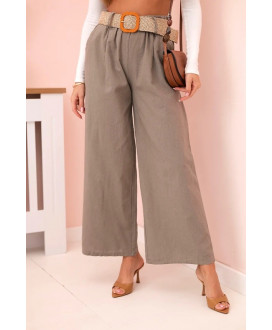 Dámske ľanové nohavice