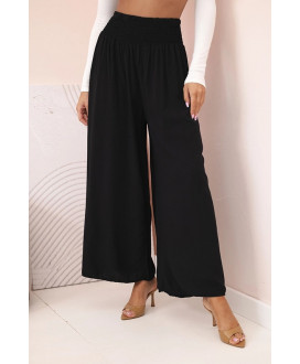 Dámske viskózové nohavice s elastickým pásom