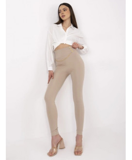 Legíny s vysokým ozdobným pásom