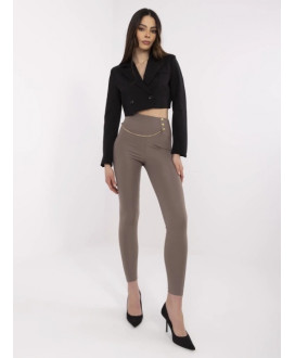 Legíny s vysokým ozdobným pásom