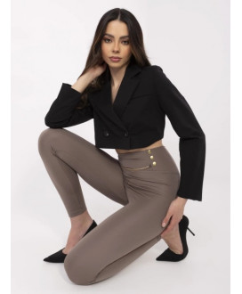 Legíny s vysokým ozdobným pásom