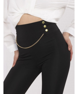 Legíny s vysokým ozdobným pásom