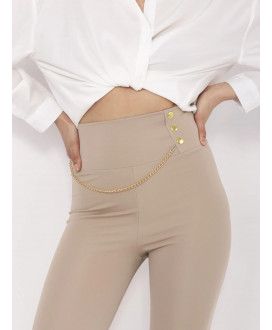 Legíny s vysokým ozdobným pásom