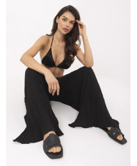 Dámske široké nohavice s gumou v páse