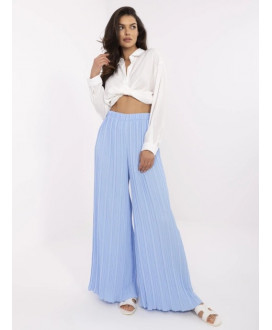Dámske široké nohavice s gumou v páse