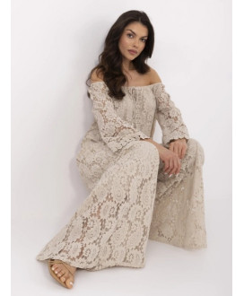 Čipkované boho nohavice