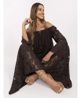 Čipkované boho nohavice