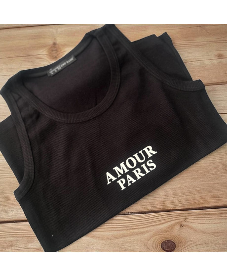 Dámske bavlnené tielko AMOUR  PARIS