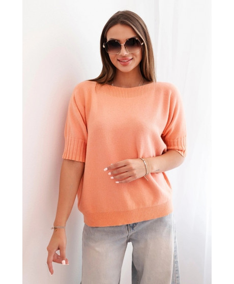 Dámsky sveter z viskózy s krátkym rukávom SAMANTHA