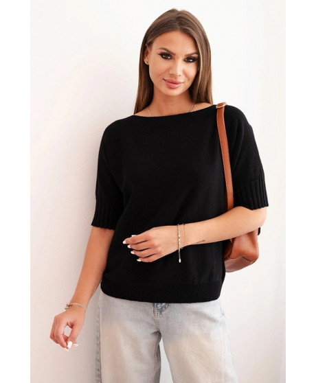 Dámsky sveter z viskózy s krátkym rukávom SAMANTHA