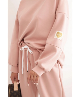 Dámsky komplet s voľnou mikinou a nohavicami s...