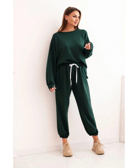 Dámsky komplet s voľnou mikinou a nohavicami s nápisom LOVE