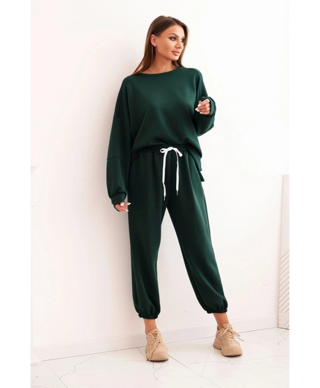 Dámsky komplet s voľnou mikinou a nohavicami s nápisom LOVE