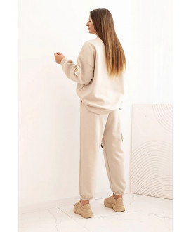 Dámsky komplet s voľnou mikinou a nohavicami s nápisom LOVE