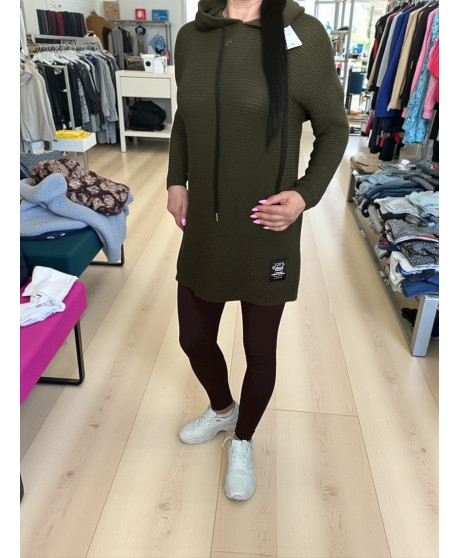 Dámsky sveter s kapucňou