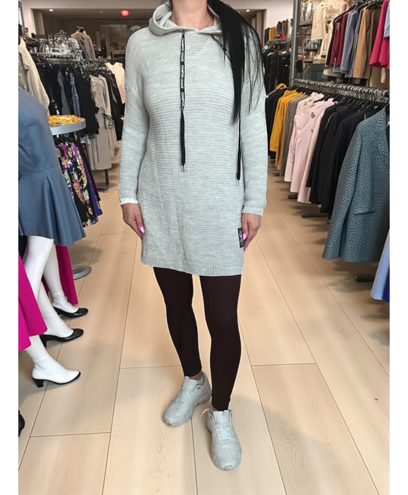 Dámsky sveter s kapucňou