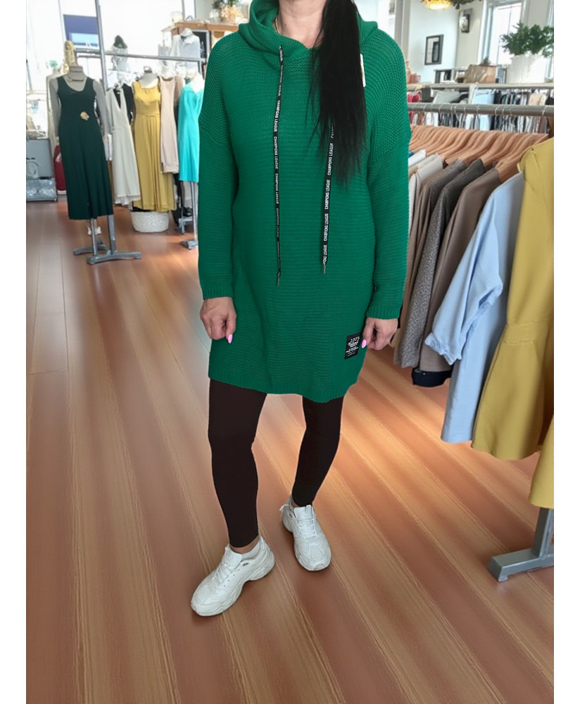 Dámsky sveter s kapucňou