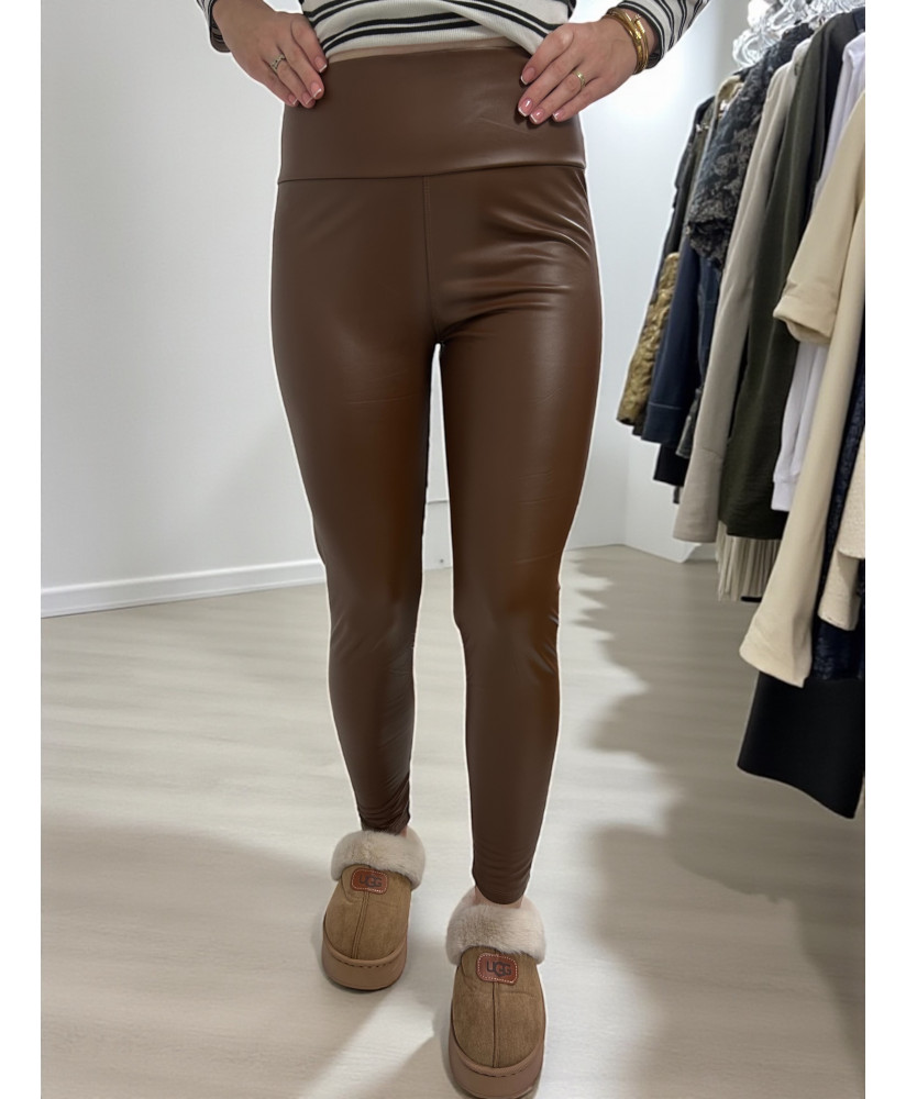 Zateplené legíny s vysokým pásom