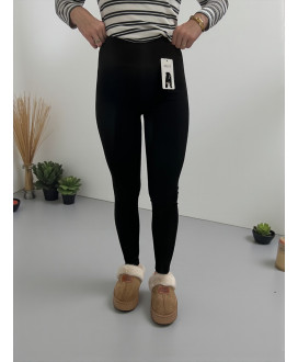 Push up zateplené rebrované legíny