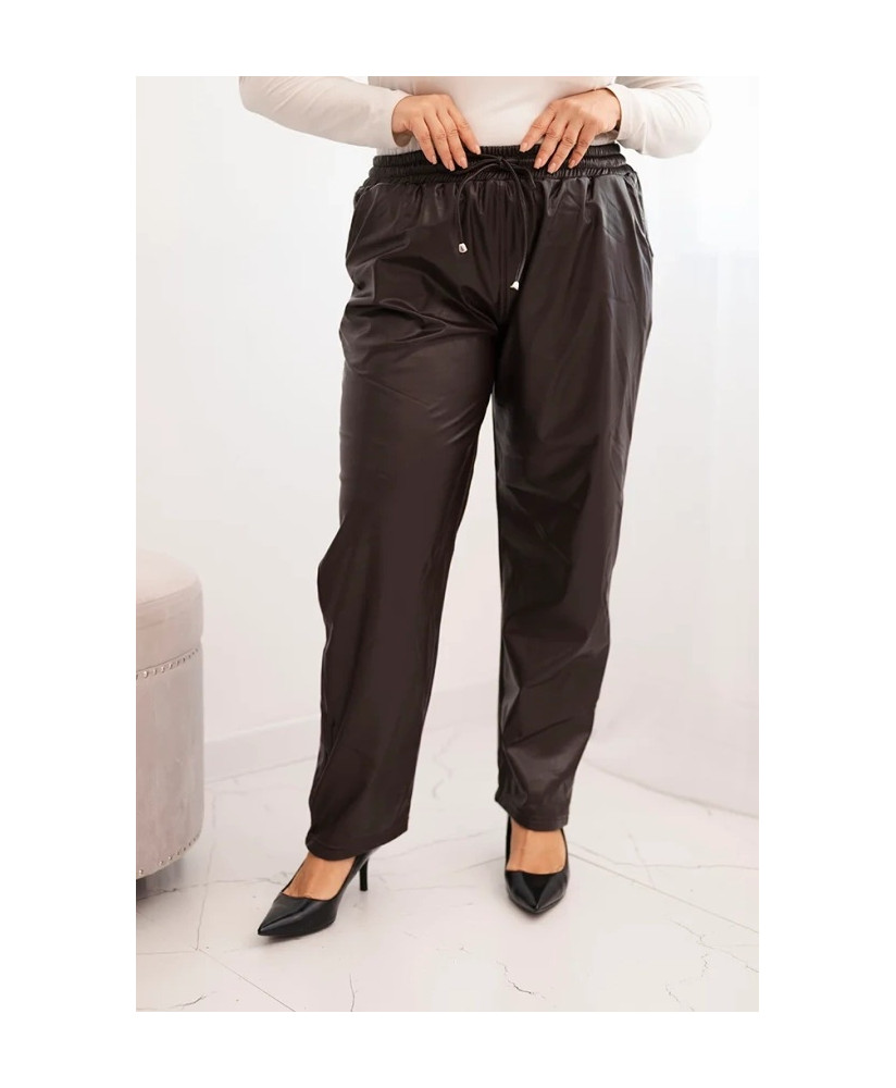 Dámske zateplené nohavice PLUS SIZE