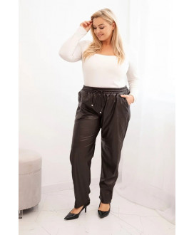 Dámske zateplené nohavice PLUS SIZE