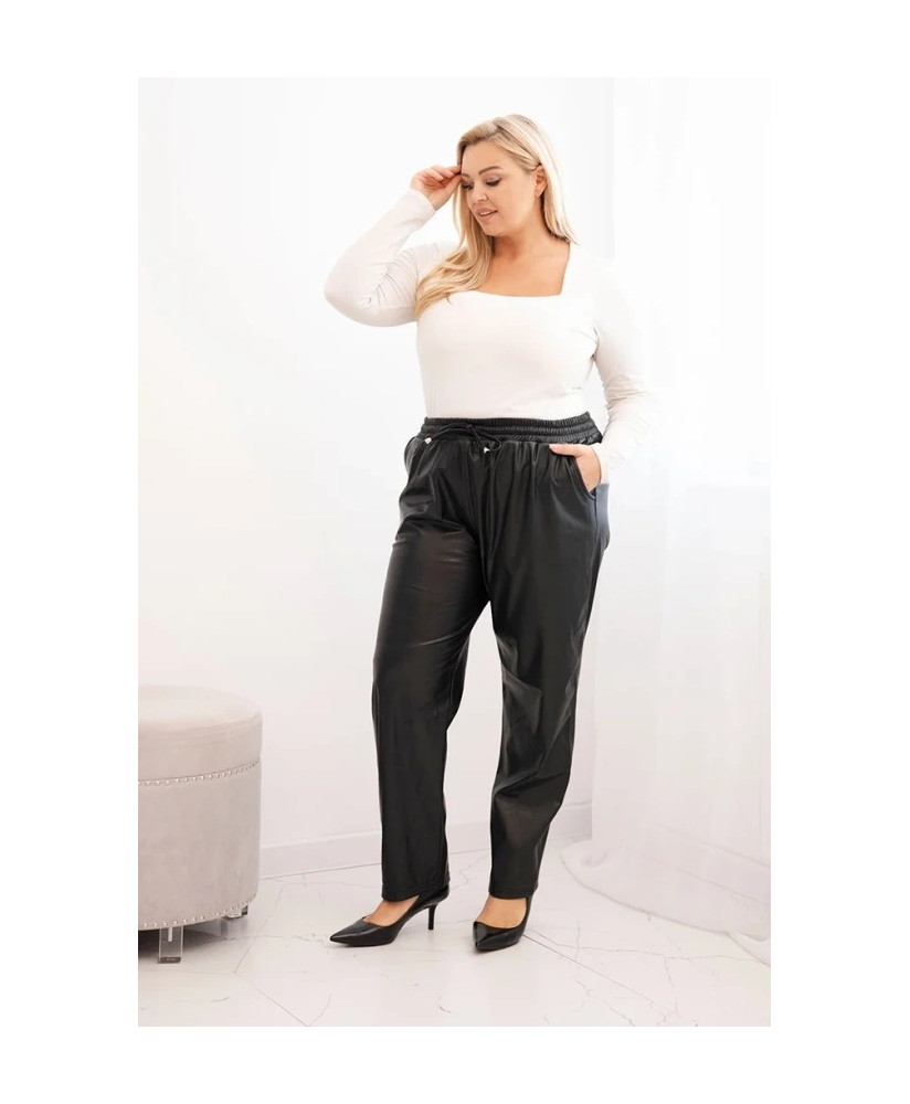 Dámske zateplené nohavice PLUS SIZE