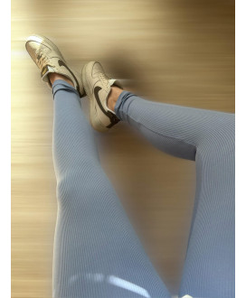 Rebrované nezateplené legíny