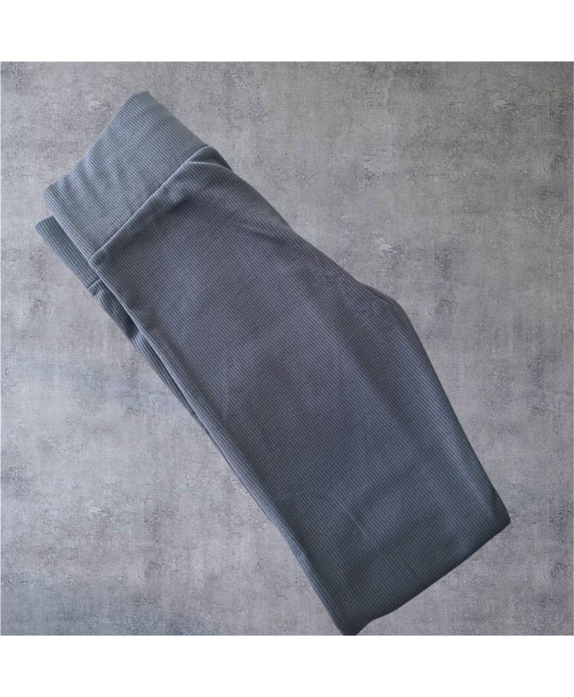 Rebrované zateplené legíny s vysokým pásom