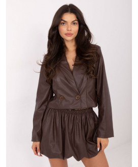 Dámska kožená sukňa