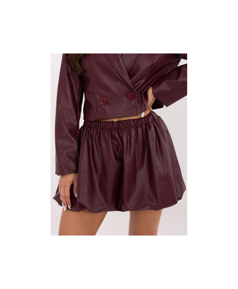 Dámska kožená sukňa