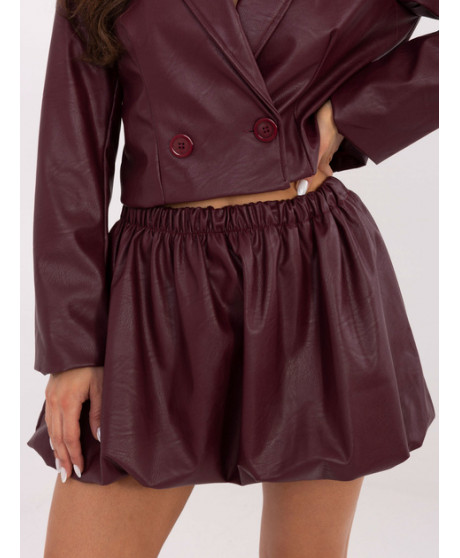 Dámska kožená sukňa