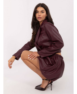 Dámska kožená sukňa