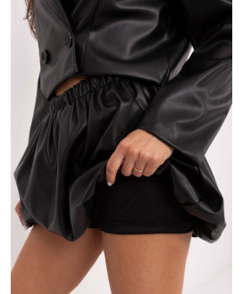 Dámska kožená sukňa