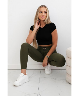 Rebrované legíny nezateplené