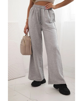 Dámske bavlnené cargo nohavice s vreckami