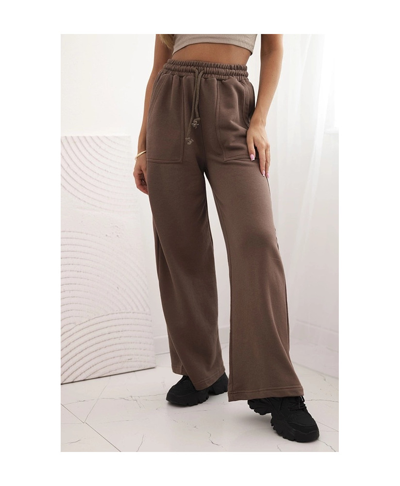 Dámske bavlnené cargo nohavice s vreckami