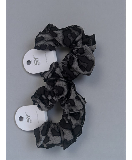 Dámske leopardie gumičky do vlasov