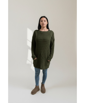 Dámsky dlhý svetrík