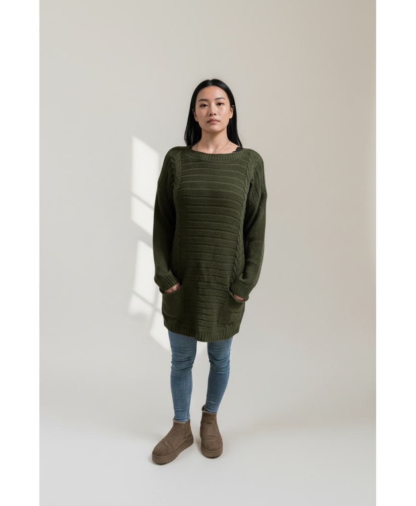 Dámsky dlhý svetrík