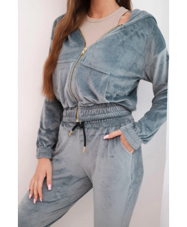 Dámsky bavlnený komplet 3-dielny s mikinou,...