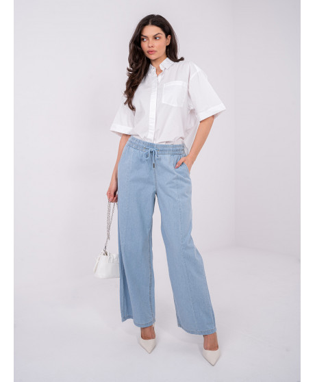 Dámske džínsy na gumičku