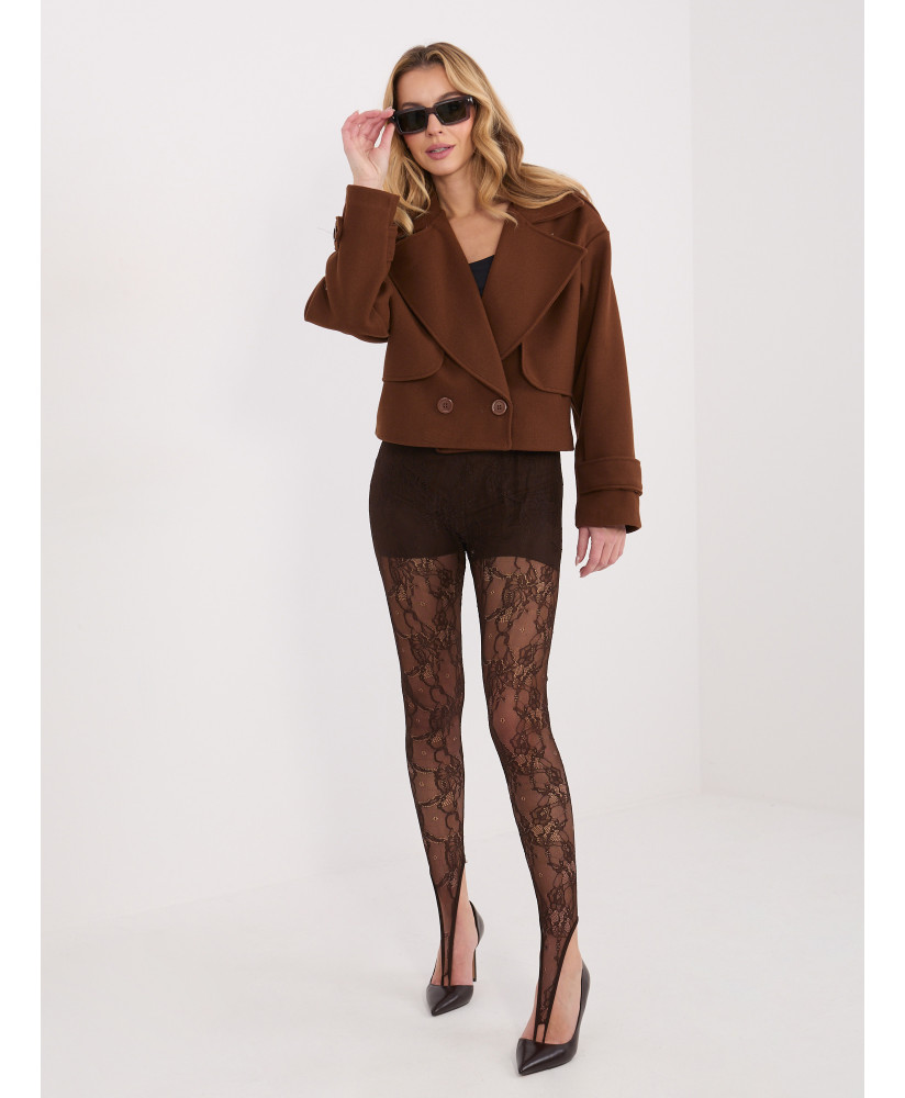 Luxusné dámske čipkované legíny