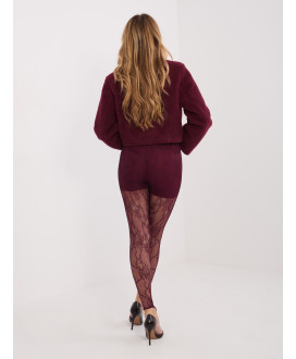 Luxusné dámske čipkované legíny